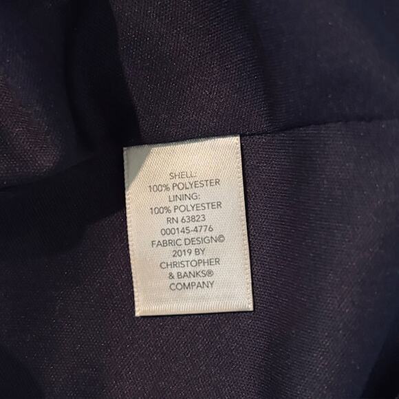 Christopher & Banks 2X Boho Floral Midi Dress Cottagecore Romantic - Picture 8 of 9